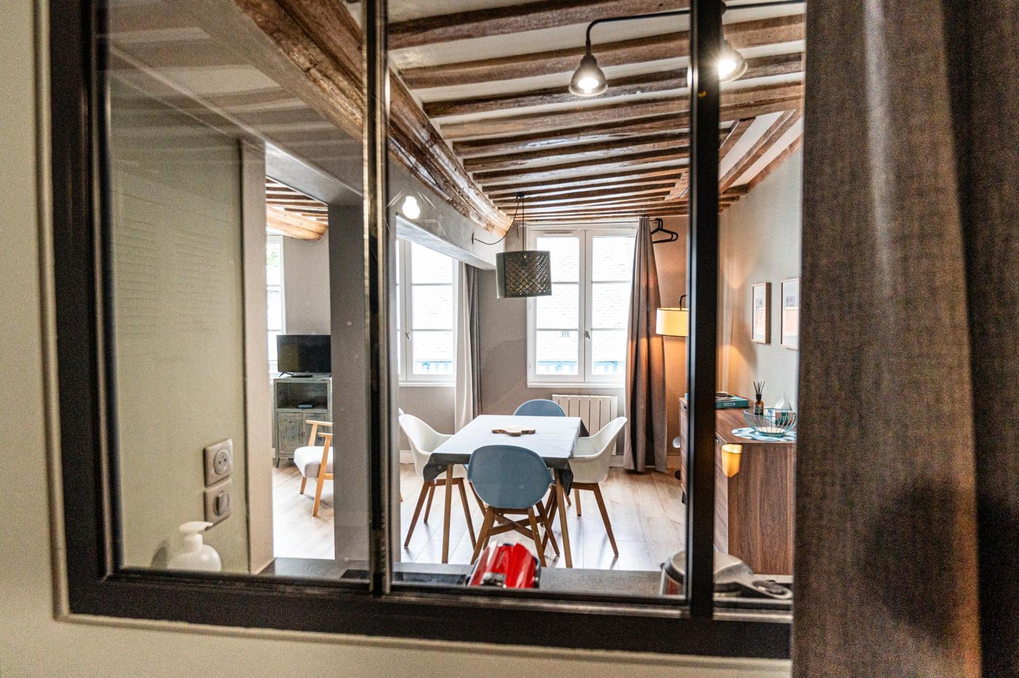 Cosy Loft - Plein Centre D'Honfleur Lejlighed Eksteriør billede