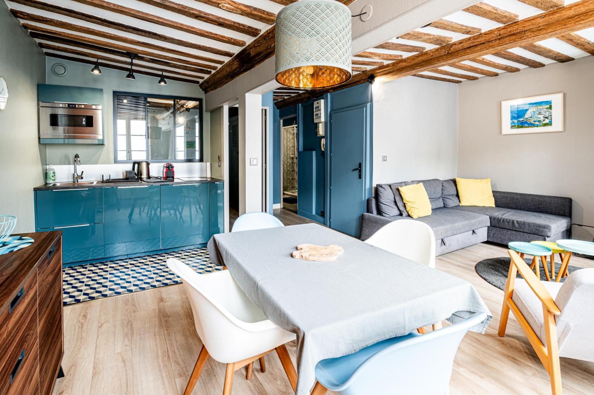 Cosy Loft - Plein Centre D'Honfleur Lejlighed Eksteriør billede